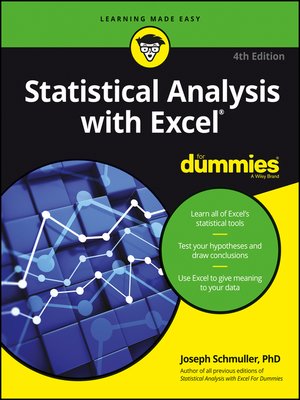 cover image of Statistical Analysis with Excel For Dummies